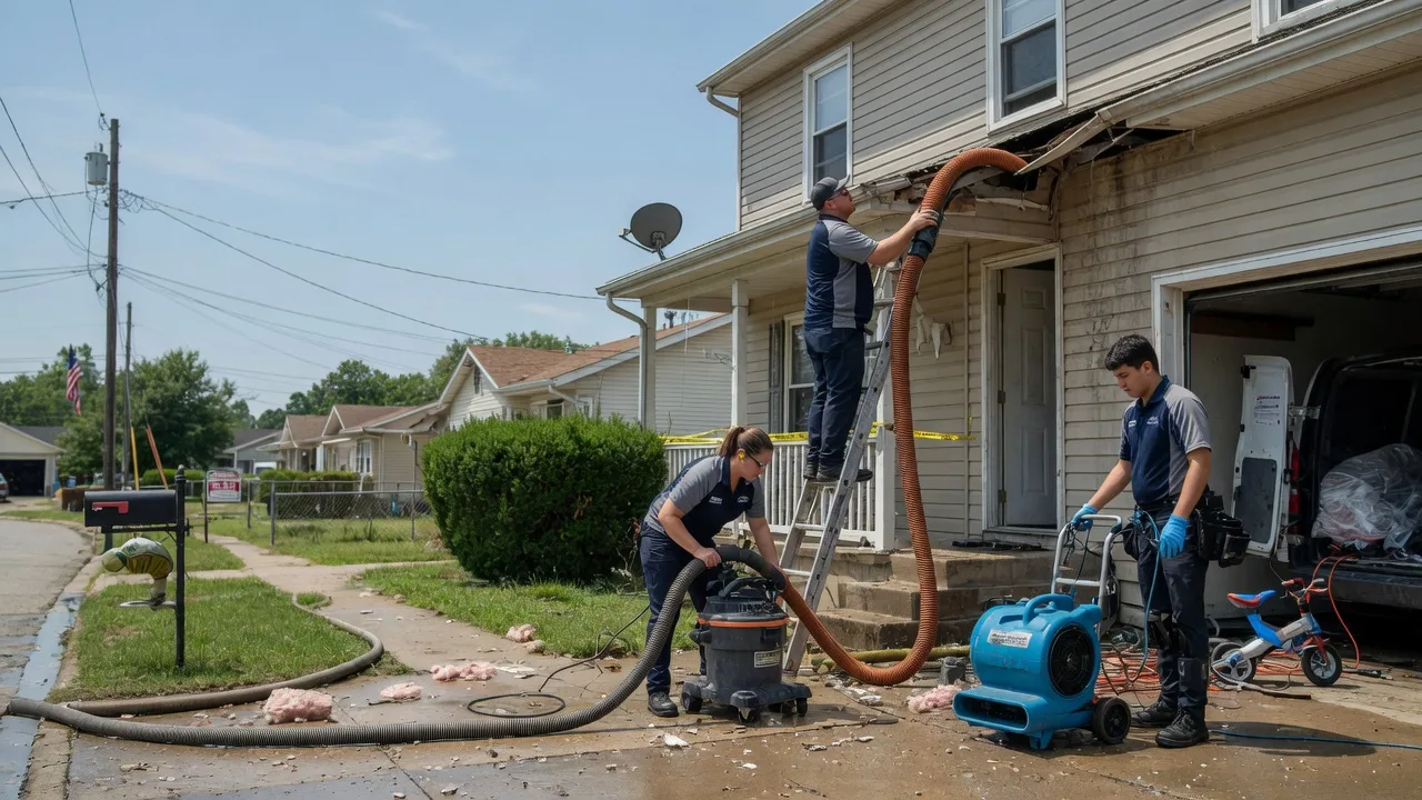 Water Damage Restoration in Hopedale, IL near me